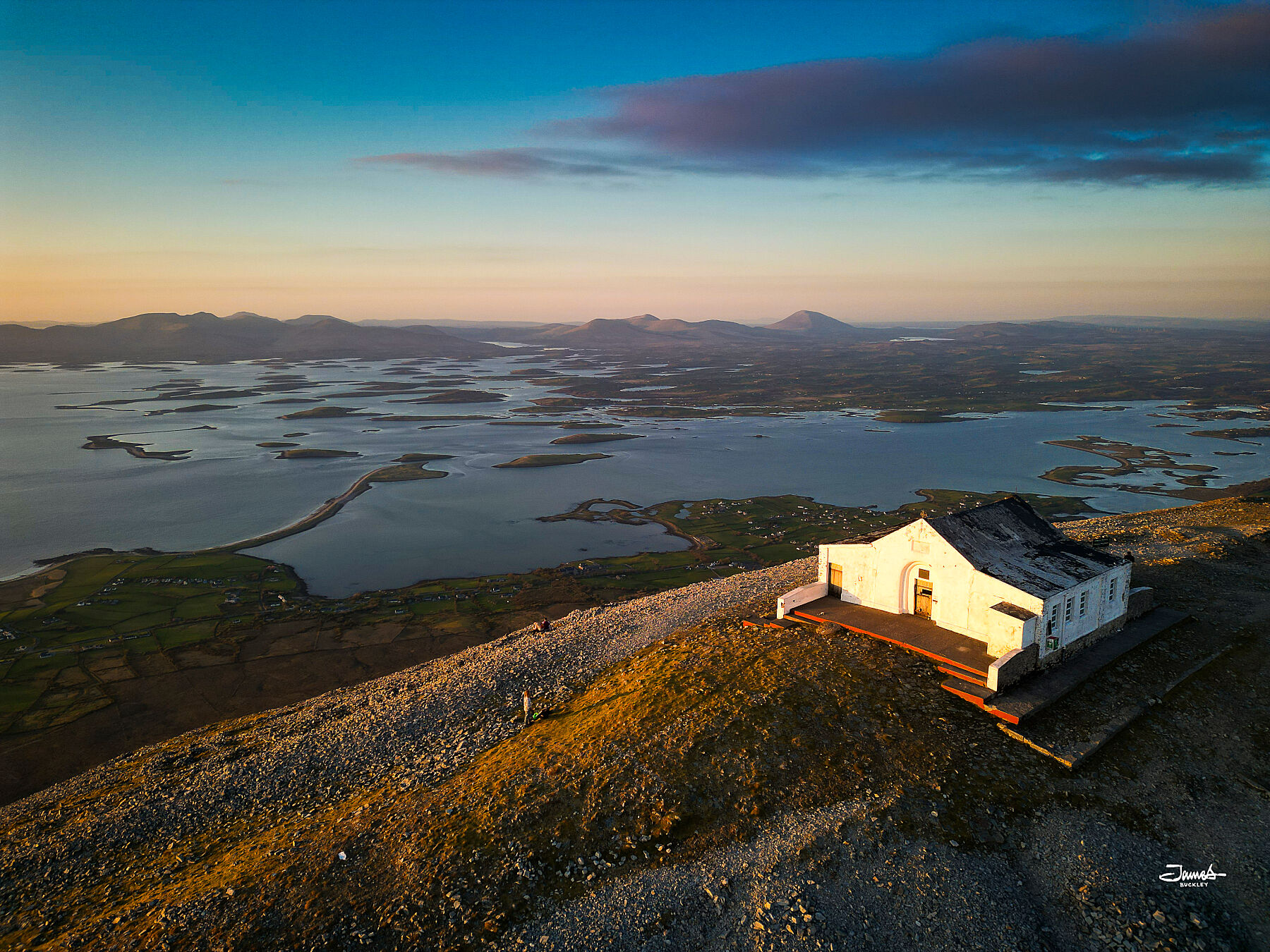 Top of Croagh Patrick - Fine Art A3 Print