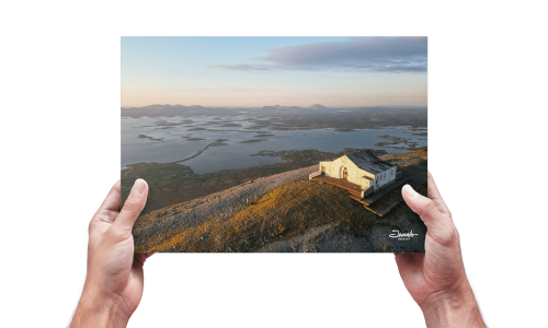 Irish landscape photography print; Croagh Patrick and clew bay